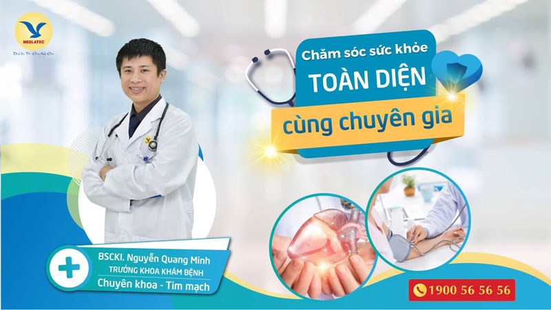 Bệnh viện Đa khoa MEDLATEC được đánh giá cao về chất lượng khám và phát hiện các vấn đề tim mạch