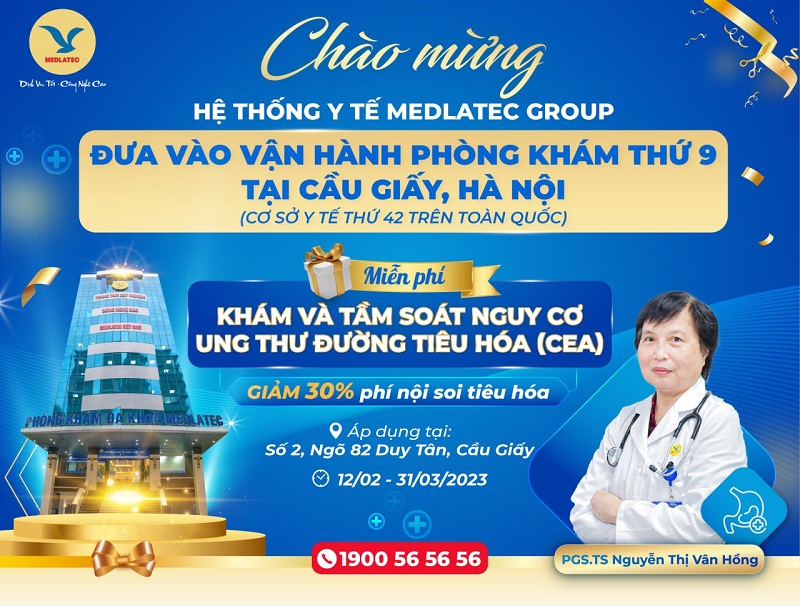 Phòng khám Đa khoa MEDLATEC dành tặng chương trình ưu đãi chăm sóc sức khỏe nhân dịp khai trương 