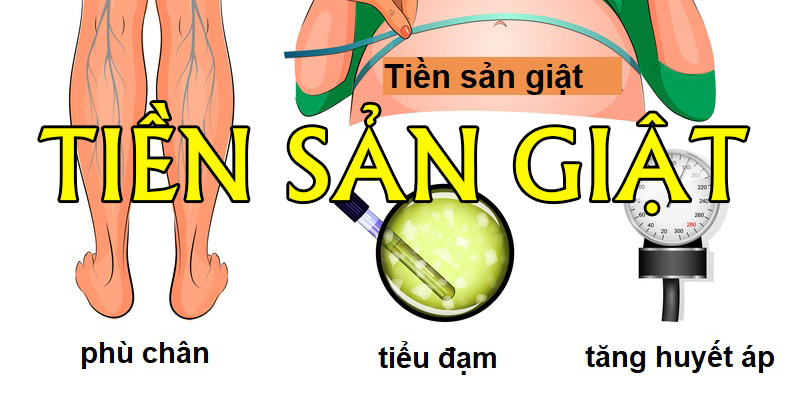 Các triệu chứng điển hình ở tiền sản giật