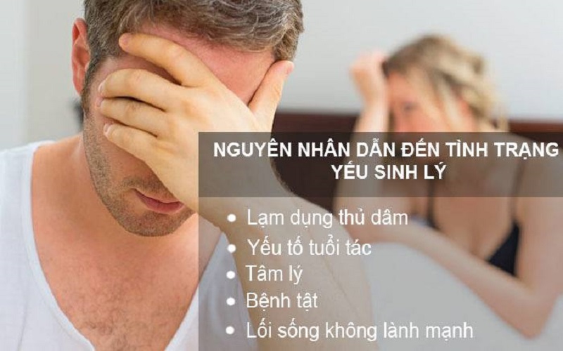 Các nguyên nhân chính gây nên yếu sinh lý nam