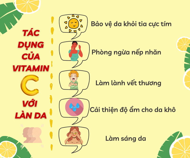 C sủi là nguồn cung cấp vitamin C mang lại nhiều lợi ích cho da