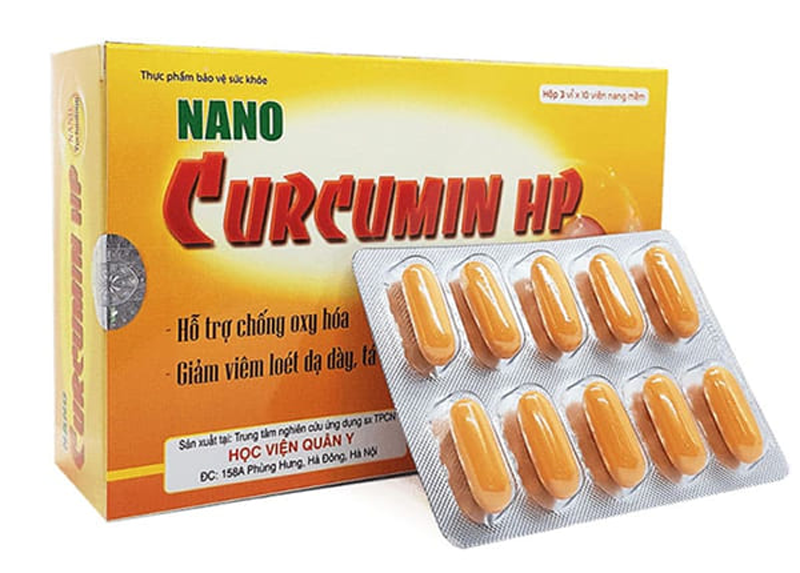 Viên uống Nano Curcumin HP với 100% thành phần thảo dược