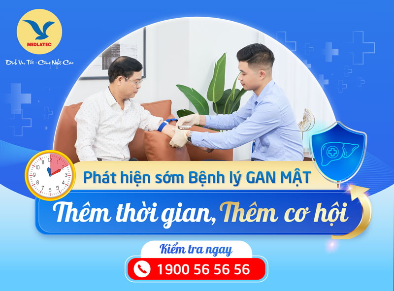 Dịch vụ xét nghiệm chức năng gan tại nhà của MEDLATEC uy tín và chất lượng